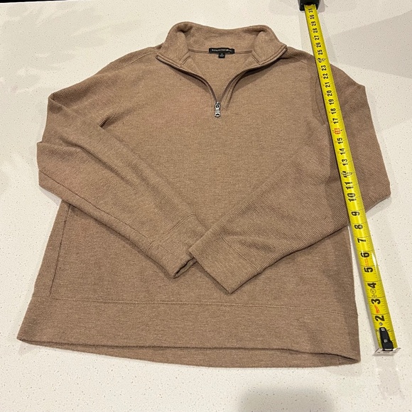 Banana Republic Quarter zip- Tan - Picture 1 of 3